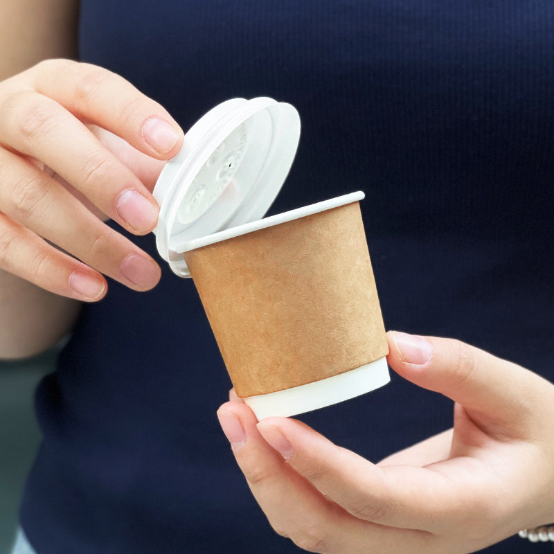 Mini coffee tasting cup Disposable small paper cup Milk tea tea tasting tasting cup Commercial wholesale