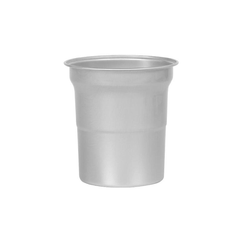 Internet celebrity disposable coffee cup commercial packaging aluminum cup high value silver super light cold drink frozen milk tea cup
