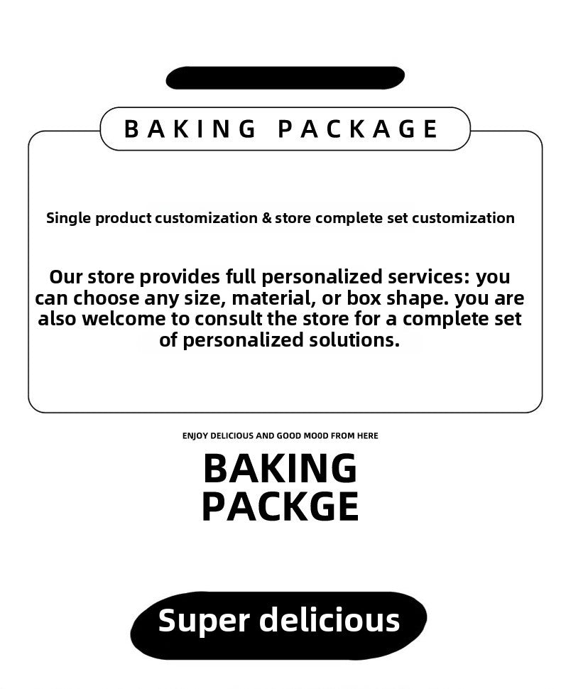 Simple English bread packaging bag toast sliced alkaline water European bag sandwich bagel baking bag kraft paper bag